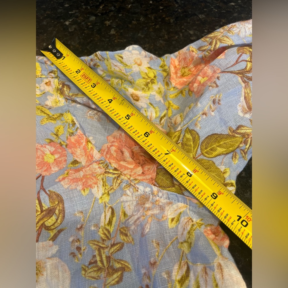 LINEN SPRING FLORAL BUTTON DOWN - image 5